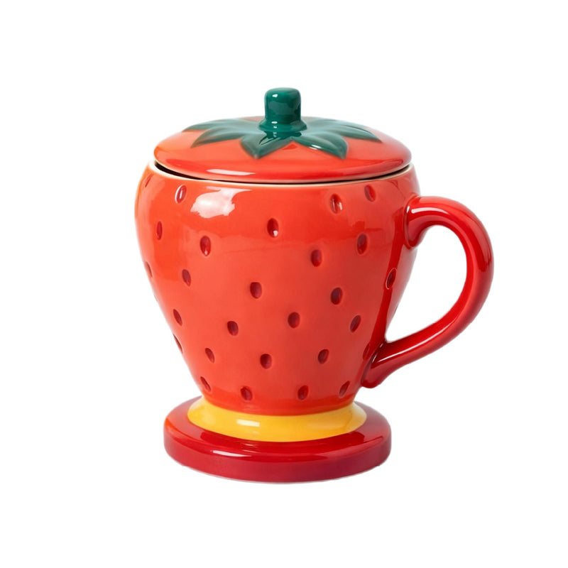 Bloomingware BM-51 Berry Sundae ceramic fruit mug 16oz — whimsical berry design