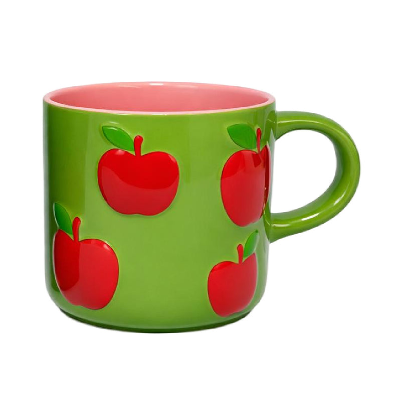Bloomingware BM-61 Orchard Apple Parade ceramic mug 16oz — apple pattern design