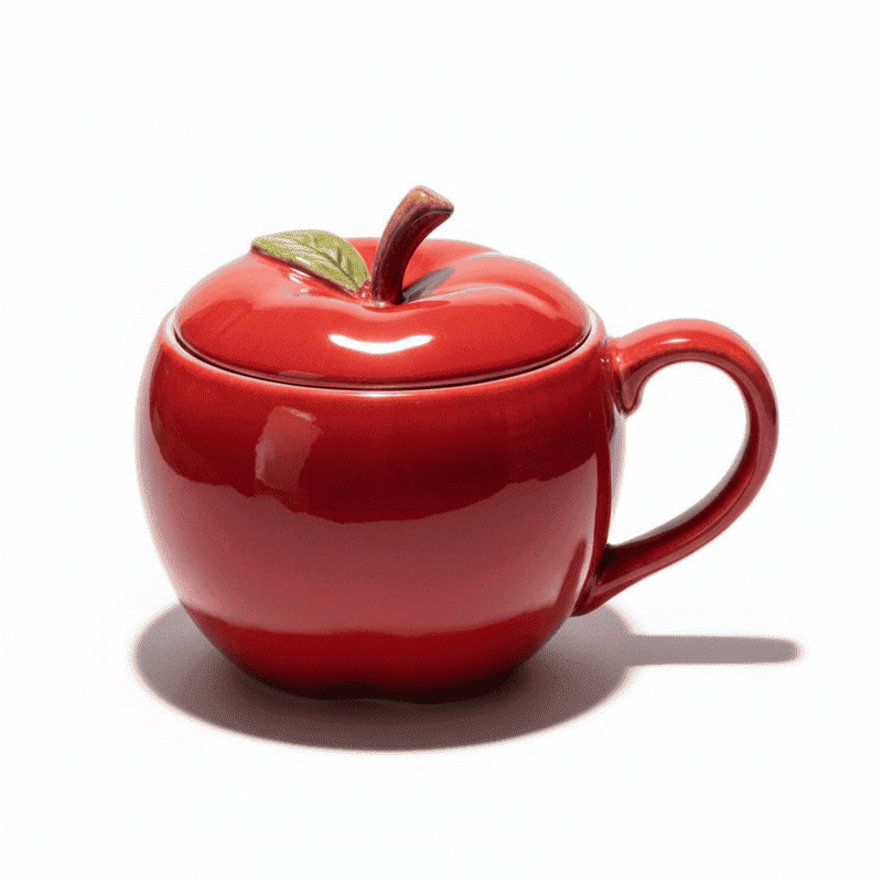 Bloomingware BM-55 Orchard Apple ceramic mug 16oz — sculptural apple-shaped drinkware